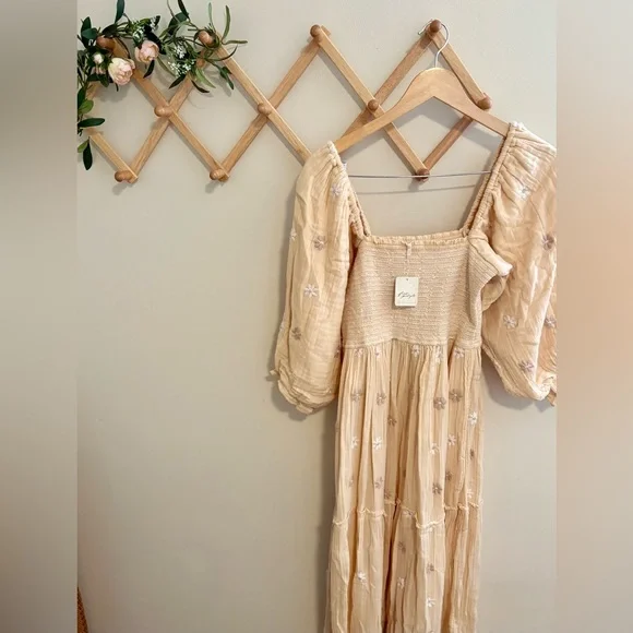 NWT-Free People Cream Dahlia Dress - Picture 1 of 4